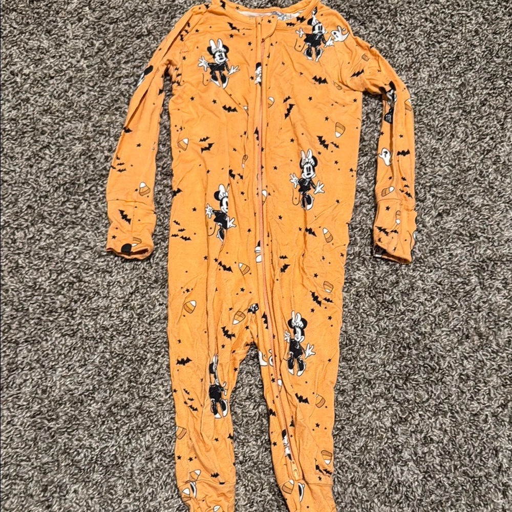 June and Grey Disney Halloween convertible footie